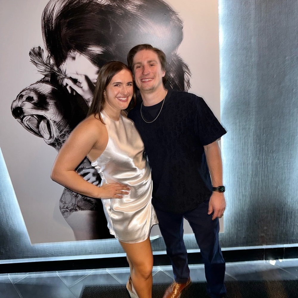 White Metallic Dress